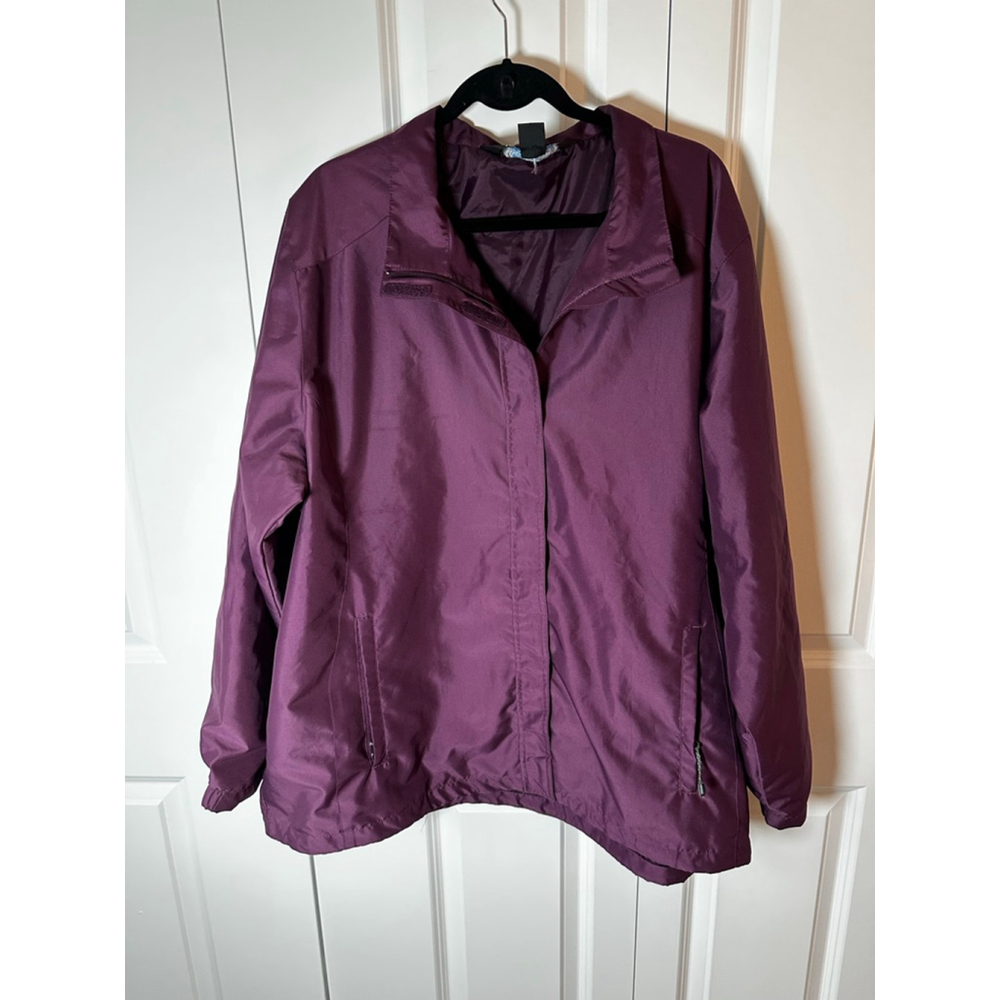 Women's Tri-Mountain Purple Jacket 3X